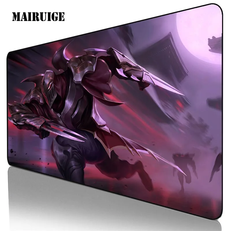 

ZED League of Legends Large Mouse Pad Gaming Accessories Anime Mousepad Gamer Keyboard Desk Mat Computer Table Mat for Lol/csgo
