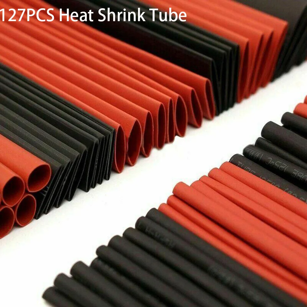127pcs Auto elektrische Kabel Heat Shrink Tube Schlauch Wrap Sleeve sortiert 7 Größen 127pcs Auto elektrische Kabel Heat Shrink Tube Schlauch Wrap Sleeve sortiert 7 Größen