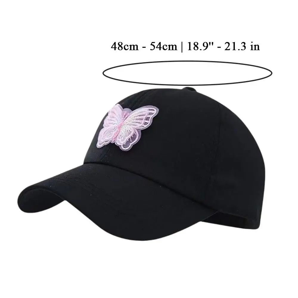 HOT Girl's Summer High Ponytail Cap Quick Drying Sunscreen Visors Kids Empty Top Baseball Cap Adjustable Candy Color Girl's Hat