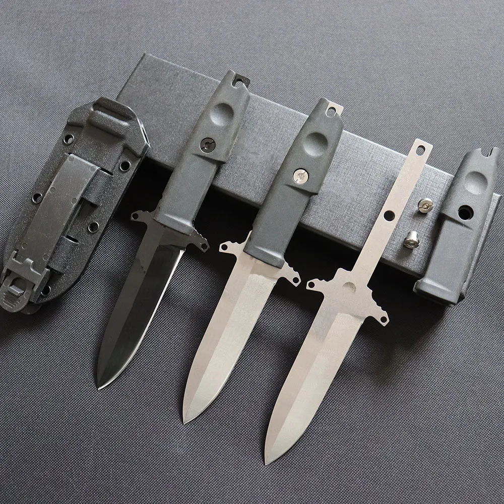 

ER DEFENDER 2 DG Fixed Blade D2 Full Tang Handle Outdoor Hunting Survival Knife Tactical Self-defense TOOL