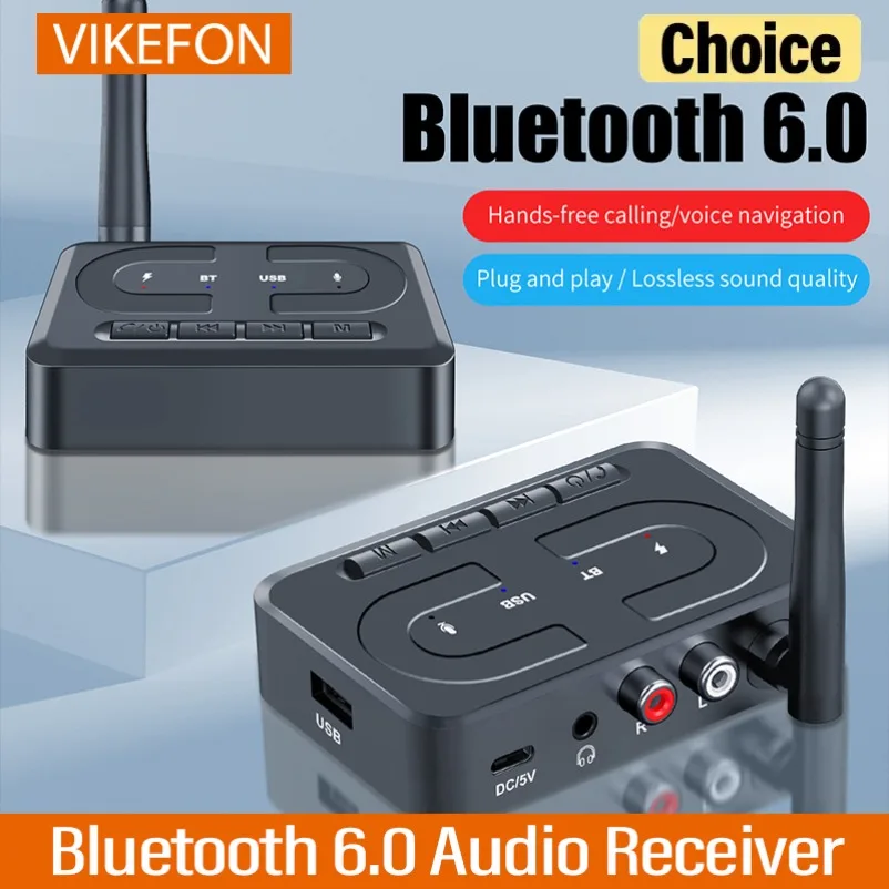 Bluetooth Receiver Bluetooth 6.0 For Car