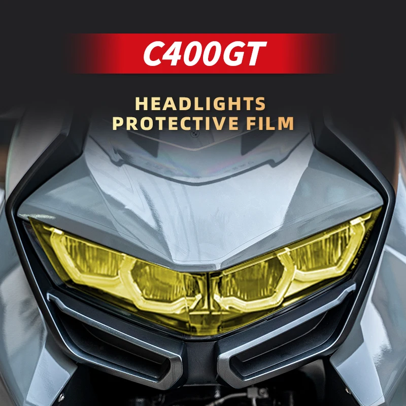 Use For Bmw C400GT Motorcycle Accessories A Set Of TPU Headlight And Taillight Film Lamp Transparent Protection Stickers lixada 10w eye protection led clamp clip light table desk reading lamp