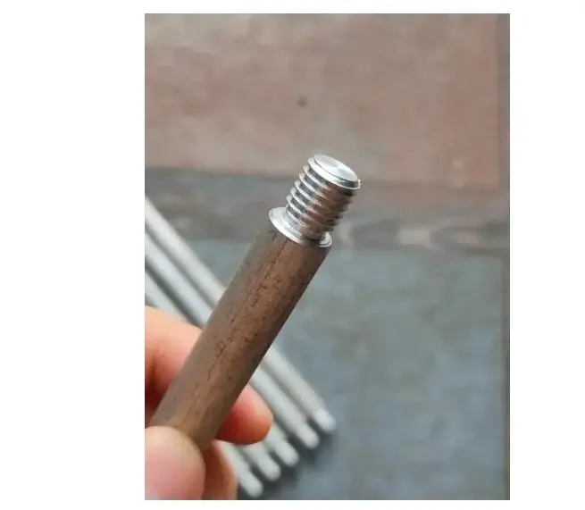 Antenna Ground Anchor Short Wave Antenna Ground Anchor Aluminum Alloy M10 Thread Stake Pac-12 Ma-12 10X240MM 1PCS