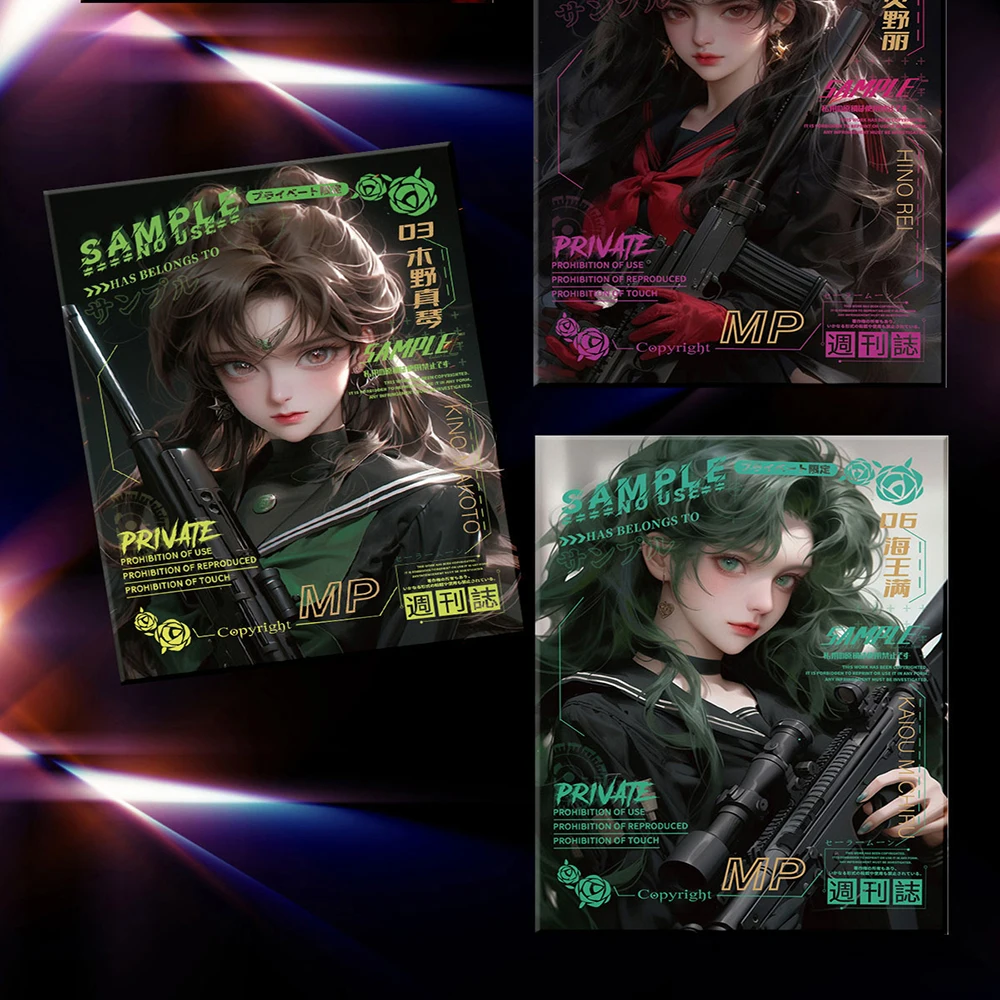 애니메이션 세일러문 실버 크리스탈 컬렉션 카드, 여신 스토리 풀 플래시 스페셜 에디션 카드, 어린이 장난감 선물, 2023 신제품