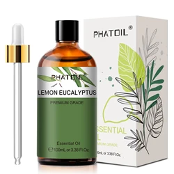 Luxe Aromatherapy Essential Oils Collection - Lemon, Eucalyptus, Sweet Orange, Cinnamon, Vanilla - 100ml (Lemon Eucalyptus)