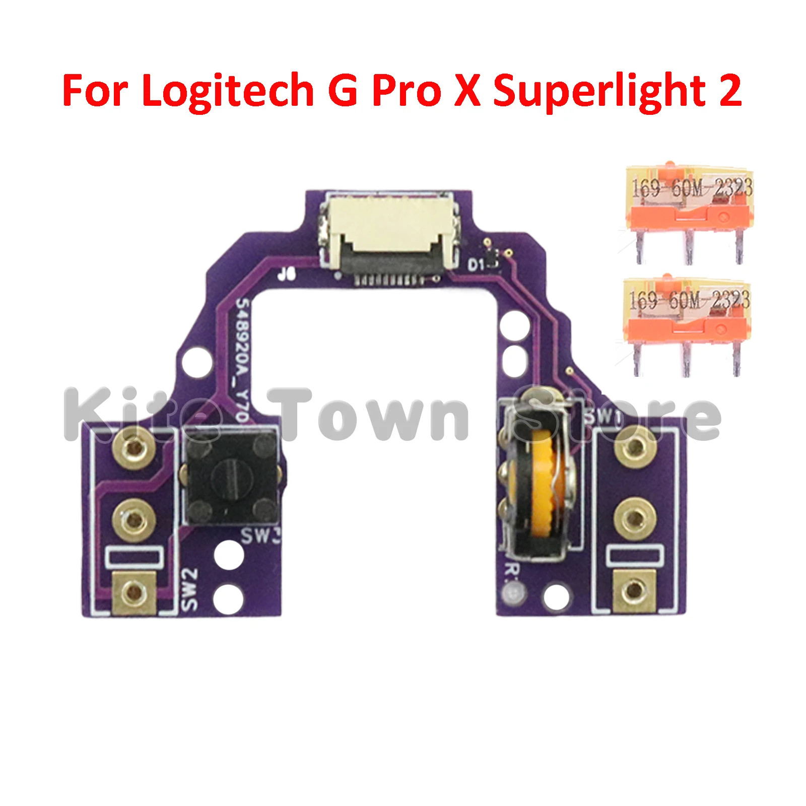 interruptor Micro TTC para Logitech G Pro, X, Superlight 2 Gaming Mouse