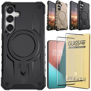 Samsung S25 Shockproof Case with Screen Protectors 1