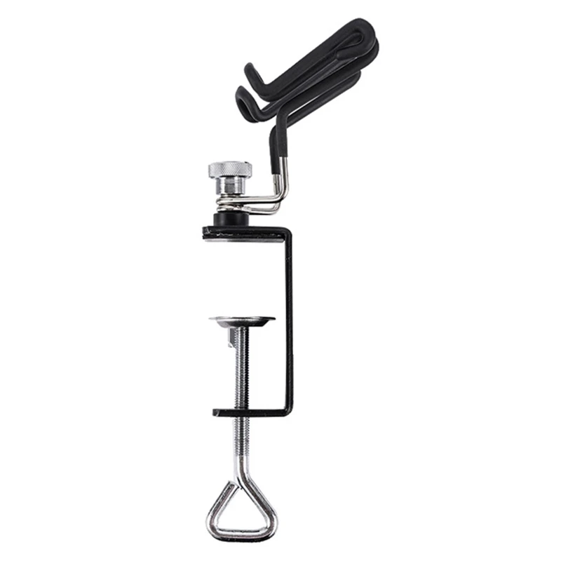 

Two-brush Holder Clamp-on Table Stand Holder Stand for Most Airbrushes