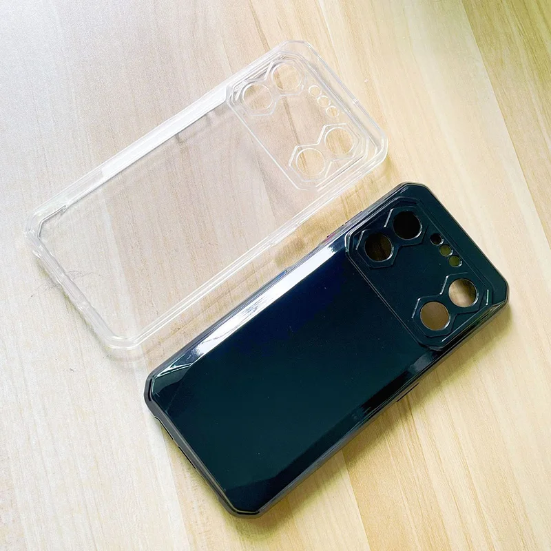 LYZXMY Cover per IIIF150 B1 Pro Trasparente + Pellicola Protettiva in Vetro Temperato - Morbido Silicone Custodia Protettivo TPU Gel Case per IIIF150 B1 Pro (6.5