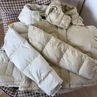 Lemon Wunder Puff New Winter Detachable Hooded High-end Down Jacket Women's All-match Thickened Warm Jacket for Women 1
