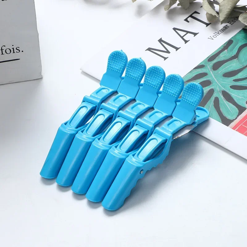 5PCS Alligator Hair Clip Hairdressing Clamps Plastic Hair Claw Hairpins Barber Clips for Salon Styling Tools Hair Accessories
