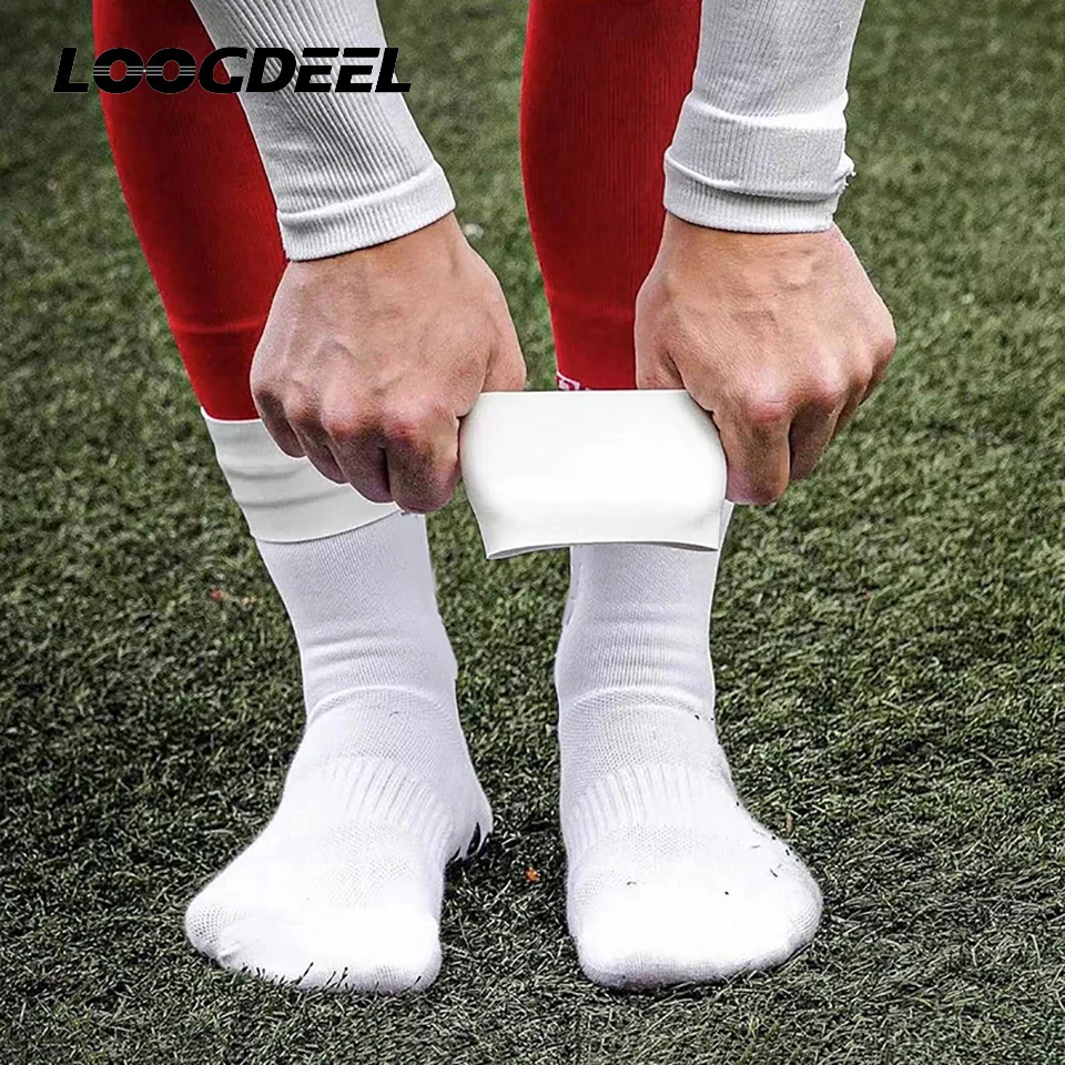 Soccer Shin Guard Strap 1 Pair Silicones Shin Pad Holder Practical Pad Banding For Football Running Cycling Sports soccer shin guards