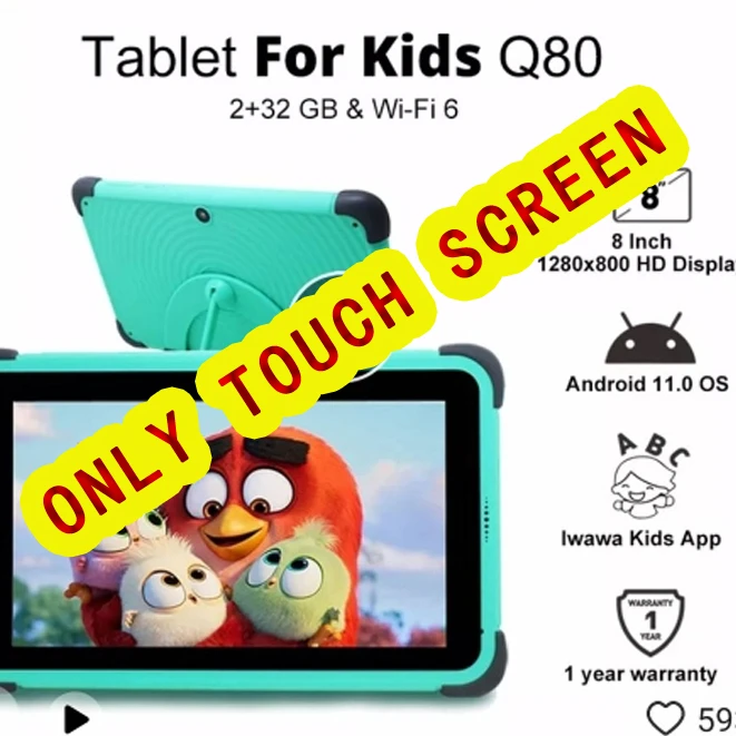 Cwowdefu Kids Q80 wi-fi 탭 터치 스크린 센서 수리 부품 교체 용 새 8 인치 태블릿 pc 터치 유리
