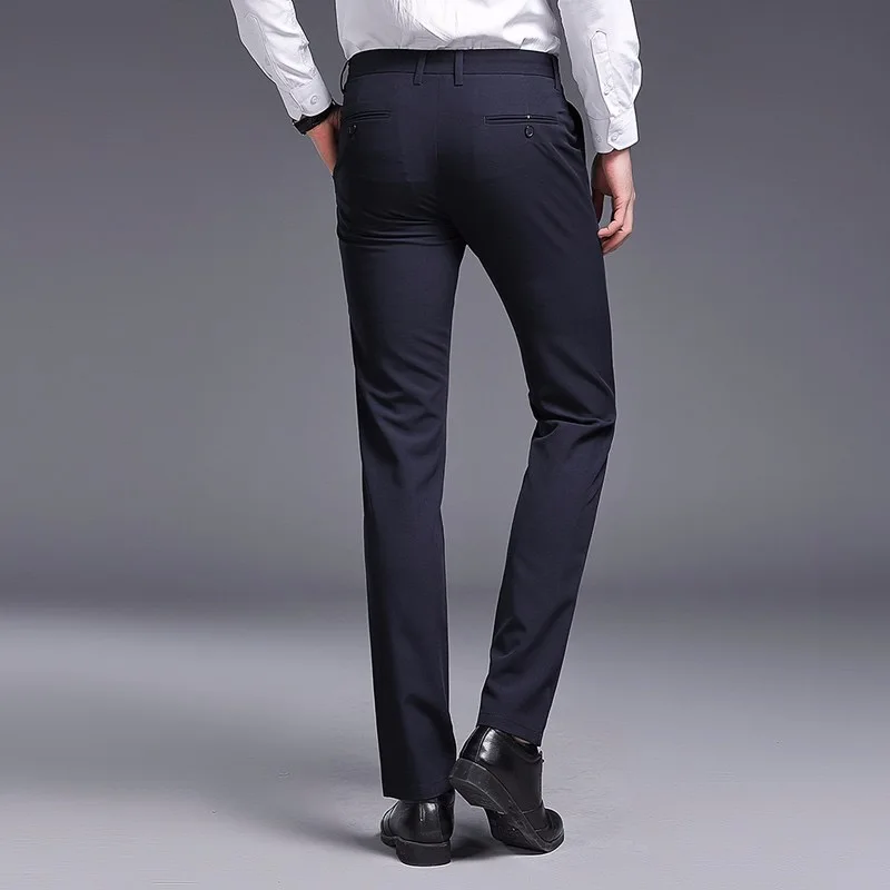 Description Picture 3 of item2024 Spring Summer Business Suit Men's Pants Non iron Treatment Fashion City Fit Suit Pants