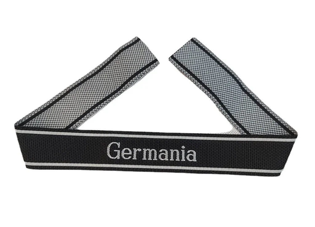 German RGT OF ELITE 5TH "Germania" Cuff Title WW2 Cuff Title-Repro