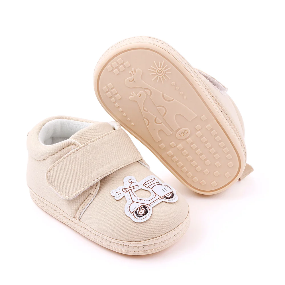 Baby Cute Casual Shoes Soft Cotton TPR Sole Anti-slip Spring and Autumn Baby Warm Soft Shoes 0-2 Year Boy Girl