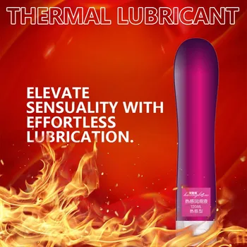 thermal water-soluble Anal Lubricant long-lasting moisturizing Adult Couples Dildo Vibrator Sex Oil 120ml 1