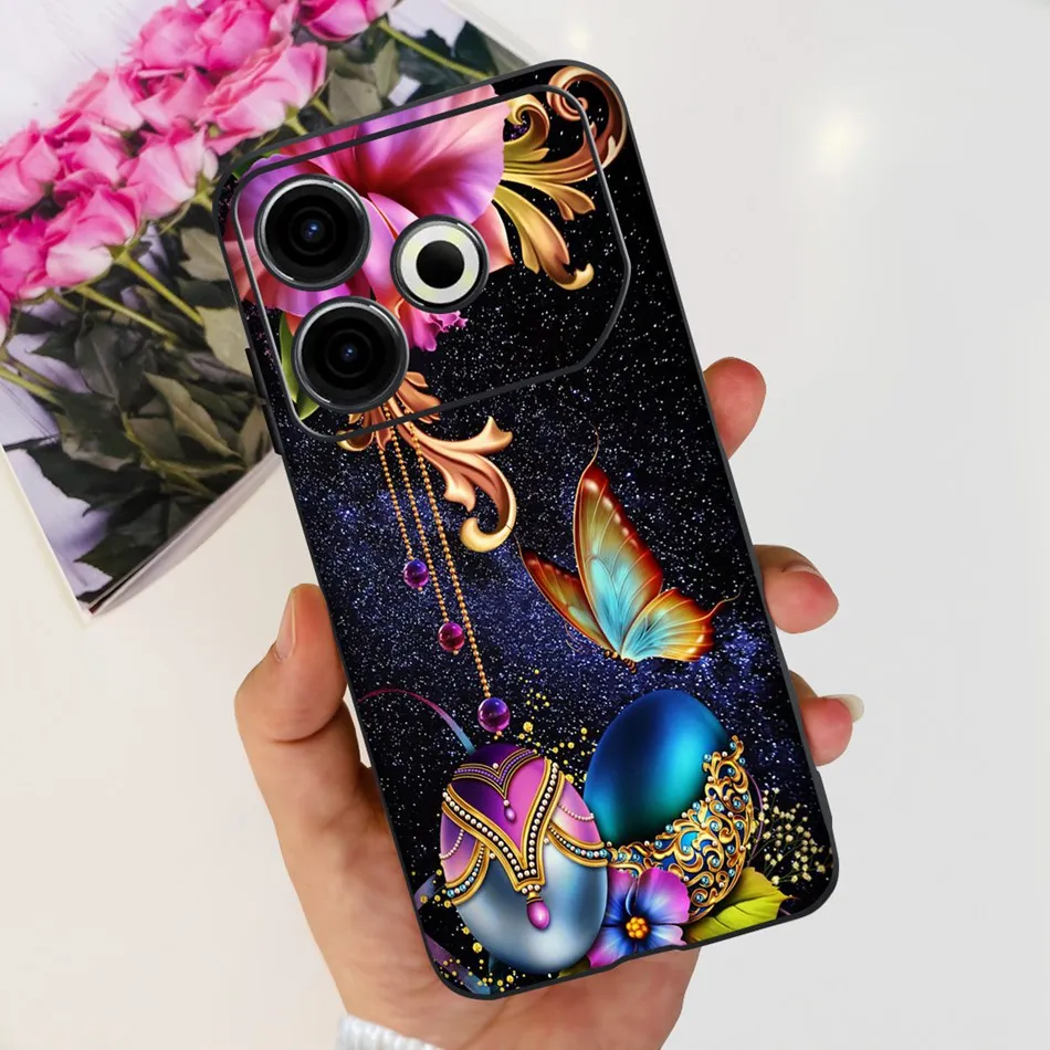 Elegant Printing Soft Silicone TPU Phone Case