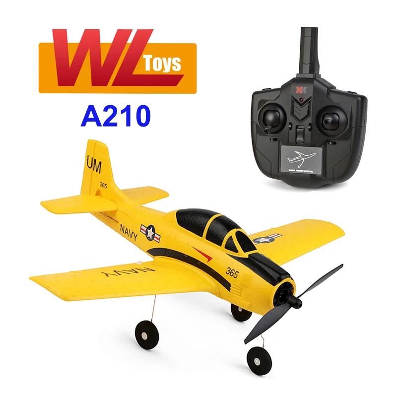 

WLtoys XK A210 RC Plane 4CH 6G/3D Mode Stunt Aircraft 6-Axis Gyroscope Airplane Outdoor Toys Gift for Boys