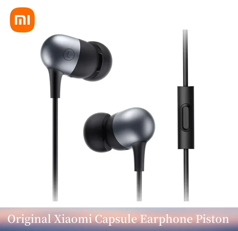 Оригинальные капсульные наушники Xiaomi Piston свежая версия Hearphone 3,5 мм стандартный штекер наушники HD Mic Проводная гарнитура