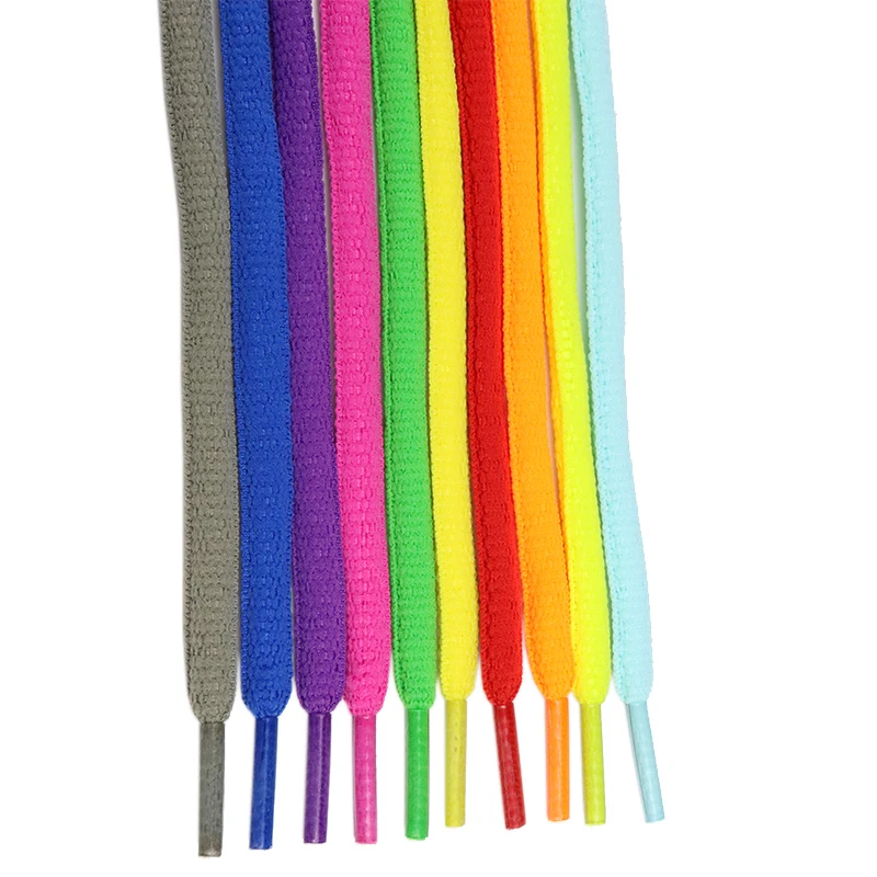 Weiou String 8.5MM Solid Colours 16 Newspaper Bundling Safety Shoelaces For Sneaker Canvas Boots Labor Shoe Oval Shape Top Rope
