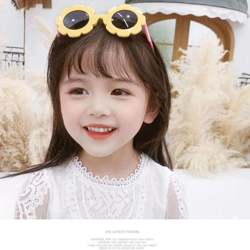 Summer Girl Boys Cute Animal Cartoon Flower Wings Outdoor Sunglasses Children Lovely Vintage Sunglasses Protection Classic Kids