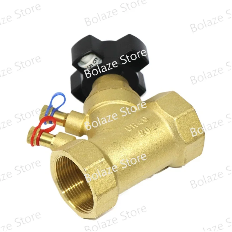 1pc Static Balancing Valve for Maintain Water Balance Female Threaded Static Balance Valve Threaded Double Regulating