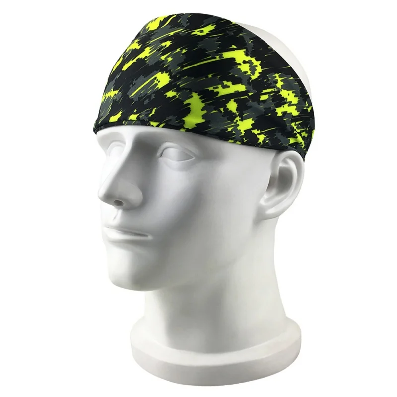 Широкий Спортивный Тюрбан повязка на голову эластичная для йоги аксессуары