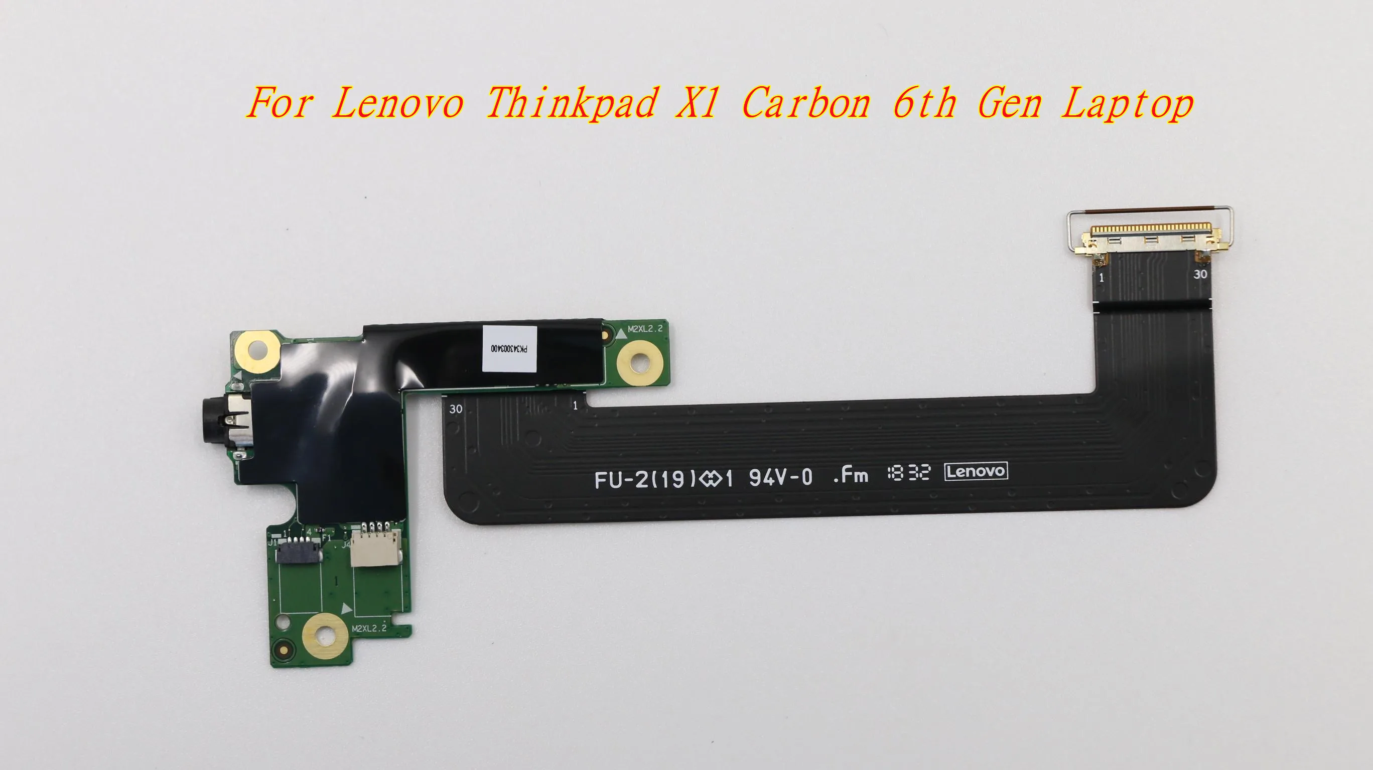 

New and Original Audio board For Lenovo Thinkpad X1 Carbon 6th Gen Laptop Audio Subcard with cable 00HW562 00HW563 SC50F54357