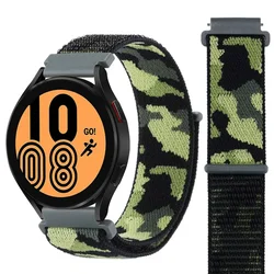 Camouflage Nylon Loop Sport Strap - 22mm Watch Band for Mi Watch Color 2 (Army green)