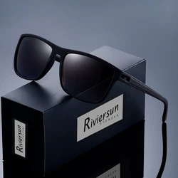 Polarized Lightweight Square Men's Sunglasses with UV400 Protection (GradientGray)
