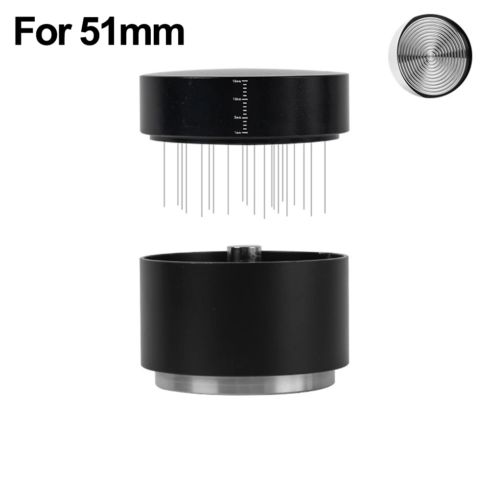 

Coffee Tampers, 2 in 1 Powder Spreader and Tamper, Premium Aluminium Alloy Construction, Constant Level Pressing, Easy to Clean