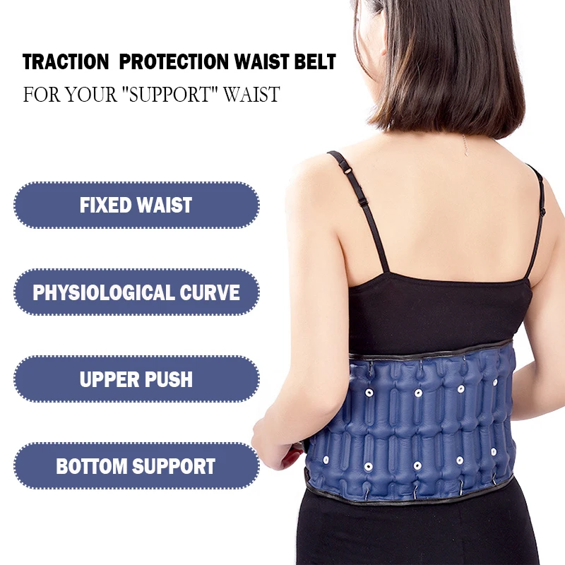 Decompression Back Belt Waist Brace Support Belt Back Pain Relief Waist Lumbar Traction Backache Heat Therapy Health Care