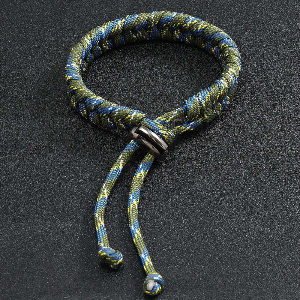 Handwoven Paracord Survival Bracelet for Men
