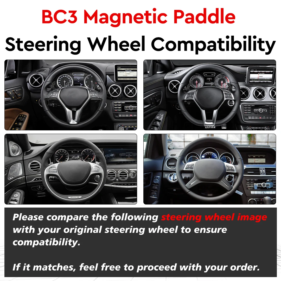 TDD Magnetic Paddle Shifters for Mercedes Benz A Class W176 C W204 E W212 CLA C117 GLA X156 SLK 2011-2015 CLS W218 2011-2013