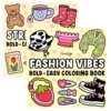 1/2/12Pcs coloring books, Glow cosmetics and Spooky cutie，Glow in the Dark Cosmetics Coloring Book -  Easy Adult Relaxation 3