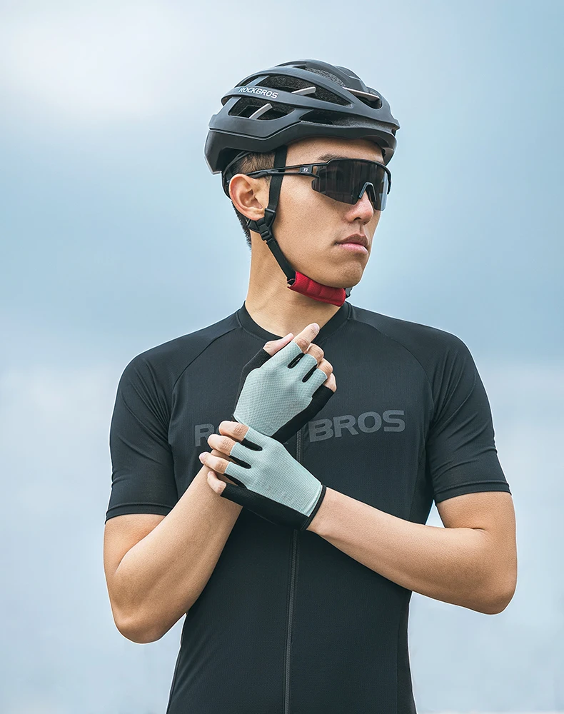 Cycling gloves Men Women Half Finger Sport Gloves Breathable Summer MTB Mountain