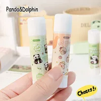 2 Pcs Capybara Solid Adhesive For Child  Office Supplies Kawaii Stationery Items School Supplies Useful Glue gun Tights 2