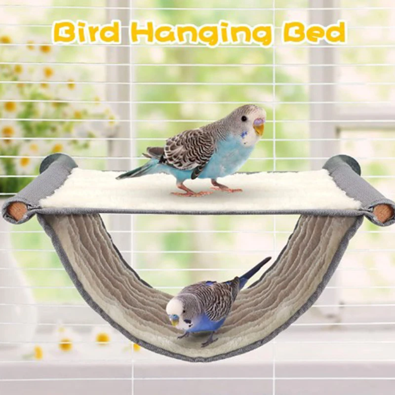 Bird Cage Accessories Winter Warm Bird Nest House Shed Hut Hanging Hammock Finch Cage Plush Fluffy Birds Hut Hideaway Parrot Bird house,bird cage,bird cage accessories,bird hammock