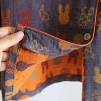 2026 Spring and Autumn New Couple Pajama Set 100% Cotton Long Sleeve Pants for Men and Women Two Piece Cute Home Furnishings - Image 5