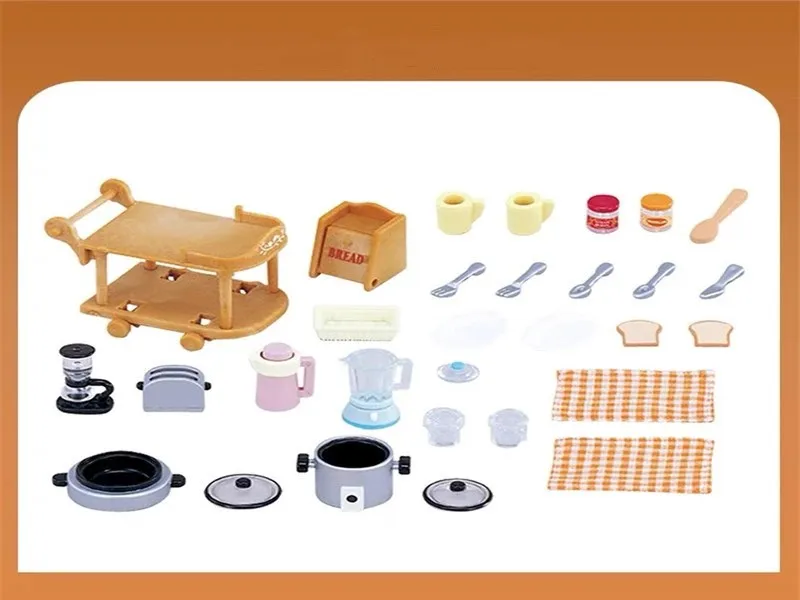 Sylvanian Families Dollhouse Playset Kitchen Cookware Set Accessories Gift Girl Toy No Figure New in Box 5090 4
