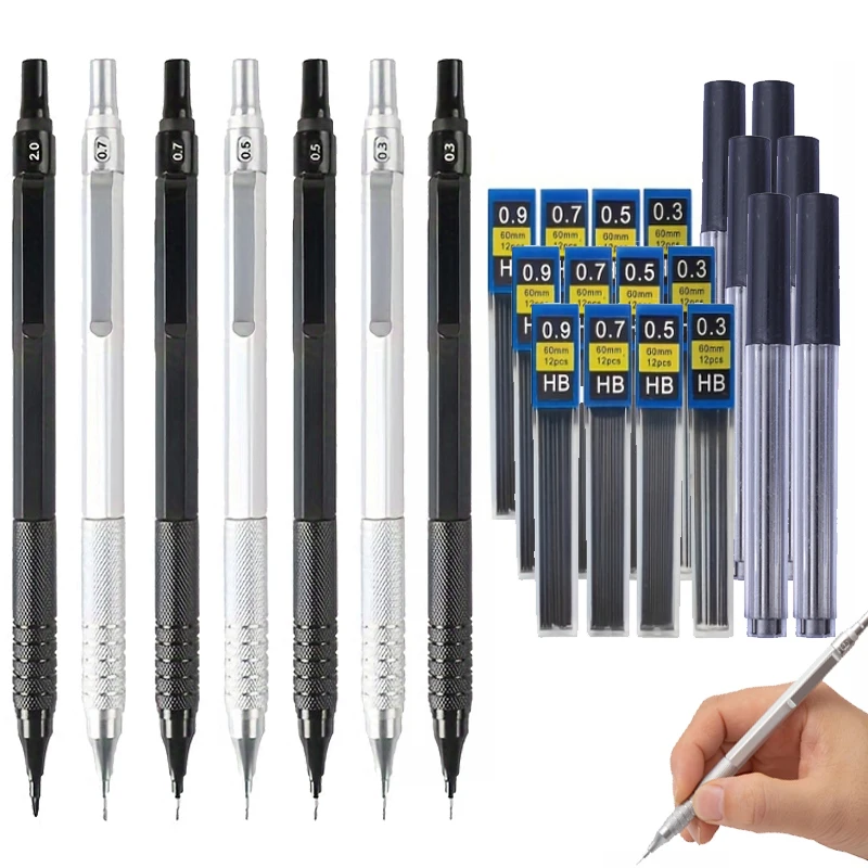 Okhobby Juego De Lápices Mecánicos, Lápiz De Dibujo Para