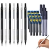 Low Center of Gravity Metal Mechanical Pencil Set 0.3-2.0mm Lead Refill Automatic Pencil Art Sketch Painting Writing Stationery 1