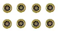 Golden 8pcs
