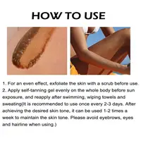 Tanning Accelerator Cream Intensive Brown Tanning Gel Self Tanning Lotion Tan-boosting Butter Self-tanning Lotion Achieve A 5