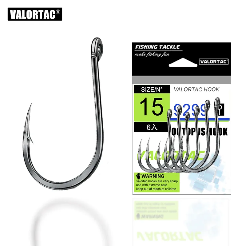 octopus Fishing Hooks High Carbon Chmical Sharpen Barbed Circle