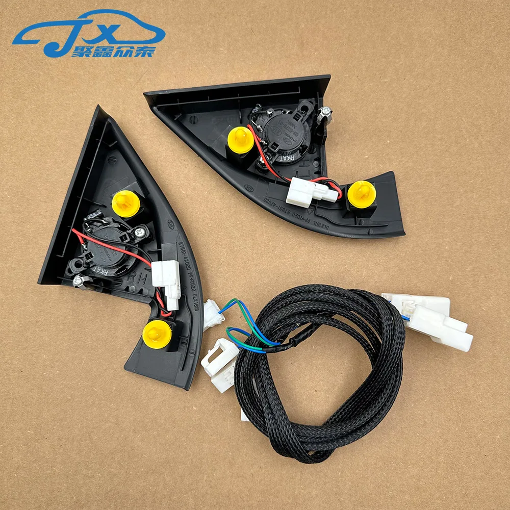 Car Tweeter Audio JXZT For Kia RIO 2011-2015 Car tweeter Audio Black triangle head speakers tweeter trumpet speakers with wire