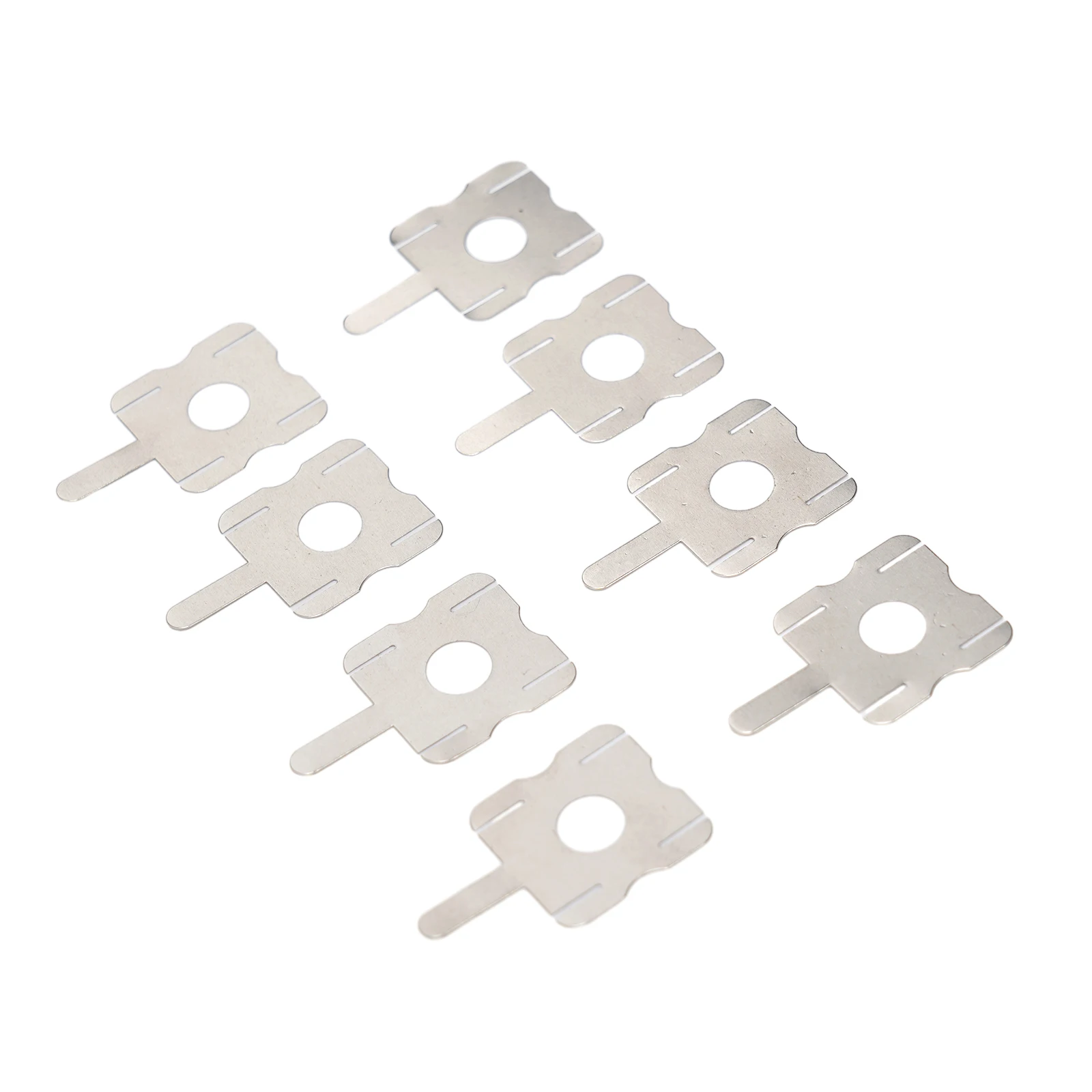 

High Gloss Nickel Plate Rolling Sheets with Weldable U Shaped Features for 4S Battery Pack Replacement 50 Piece Set
