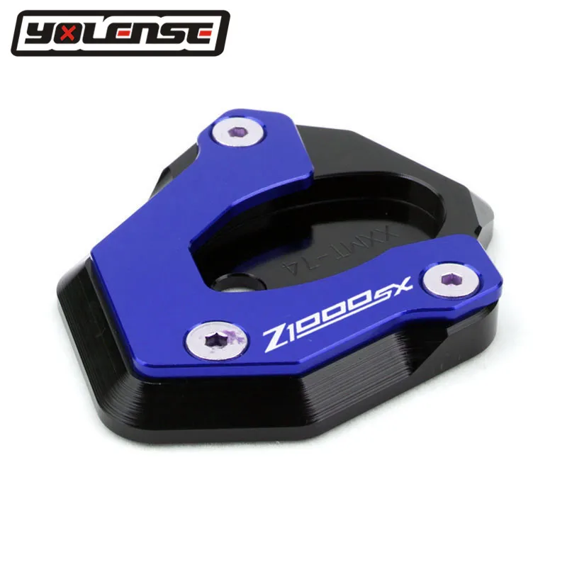For KAWASAKI NINJA1000SX Z1000SX NINJA 1000SX Motorcycle CNC Kickstand Foot Side Stand Extension Pad Support Plate Enlarge Stand