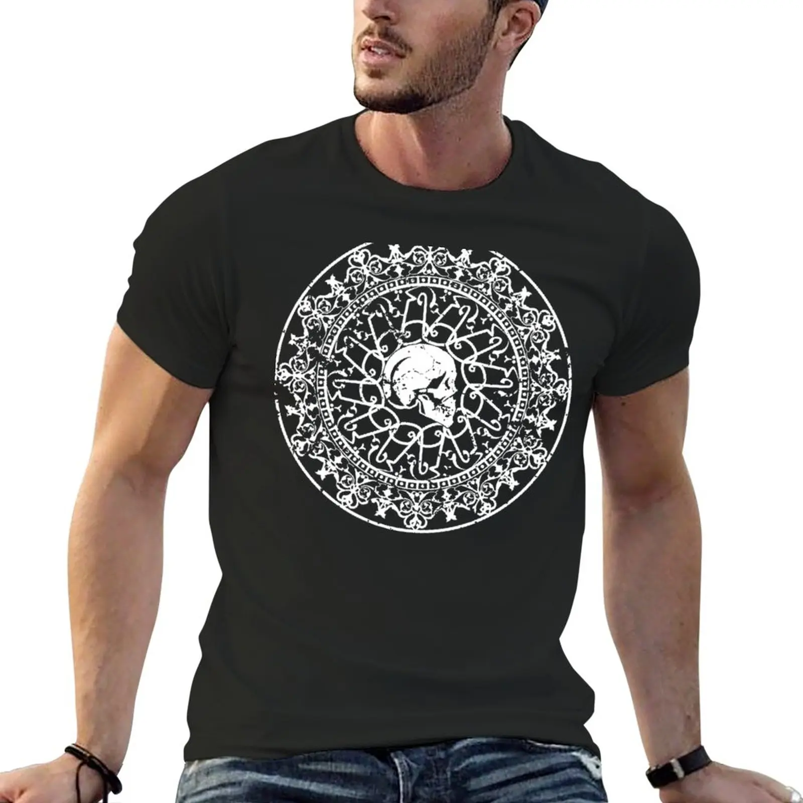 

John Wick Chapter 3 Parabellum Movie Arabic Blood Oath Marker White T-Shirt cute clothes funny t shirts for men